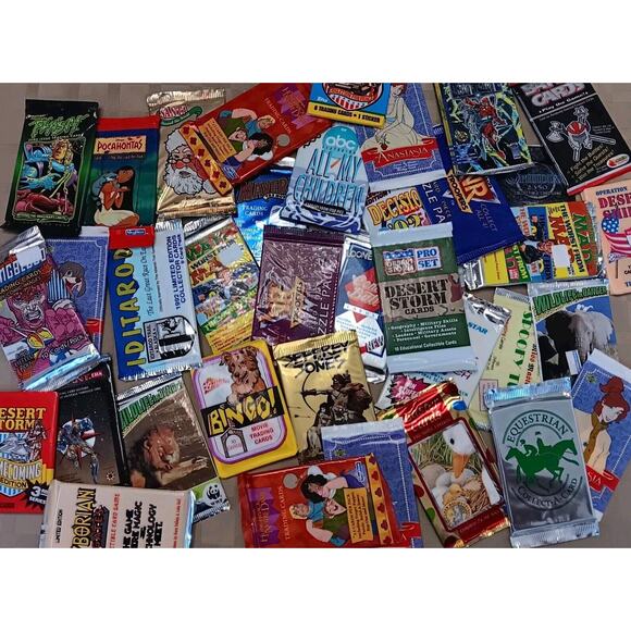 Vintage 80's 90's Pop Culture Trading Cards 5 Packs & 20 Singles See Description - Picture 2 of 6